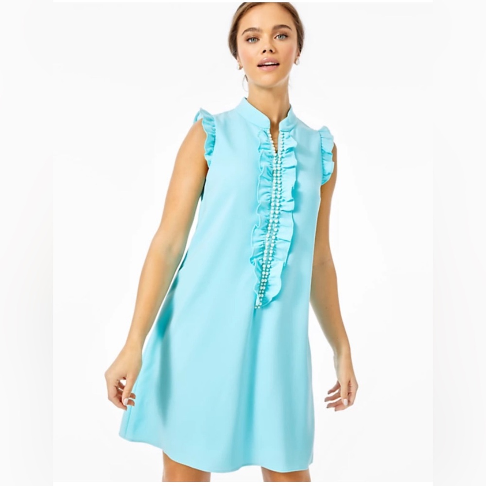 Lilly Pulitzer Adalee Shift Dress in Blue Ibiza